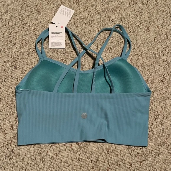 NWT Lululemon Like A Cloud Longline Bra B/C *Ribbed - Picture 4 of 5